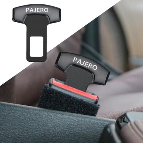 1PCS Car Belt Buckles Car Seat Safty Belt Alarm Canceler Stopper for Mitsubishi Pajero 2 3 4 Accessories Car Styling