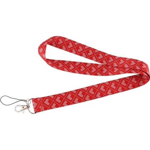 10pcs/lot J2911 Funny Cartoon Lanyard Keychains Accessory For Mobile Phone USB ID Badge Holder Key Strap Tags Neck lanyard