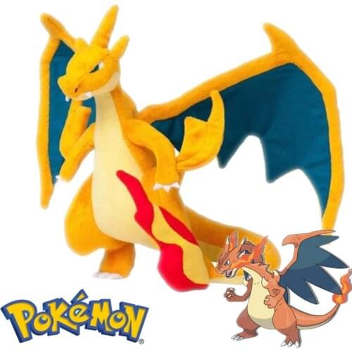 25CM Pokemon Plush Toy Pokemon Cute Charizard Short Stuffed Plush Doll Kawaii Anime Cartoon Movie TV Children Kids Toys Gift