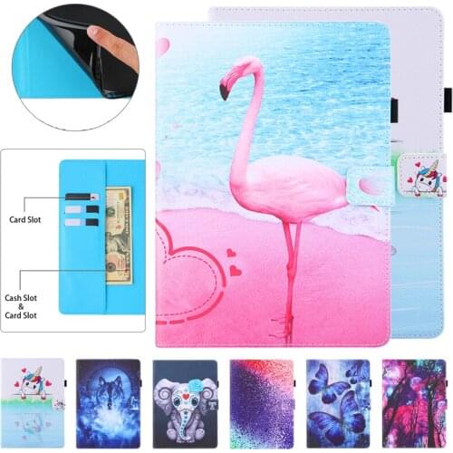 Tablet Cover For iPad 10.2 2020 2019 Case Flamingo Unicorn Stand Tablet Shell For iPad 7 8 7th 8th Generation Case Coque Funda