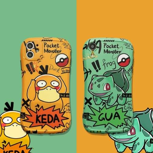 Pokemon Phone Case for IPhone 7 / 8 / Plus / X / XS / XR / XS Max / 11 / Pro /Cute Cartoon Anti-fall Silicone Case