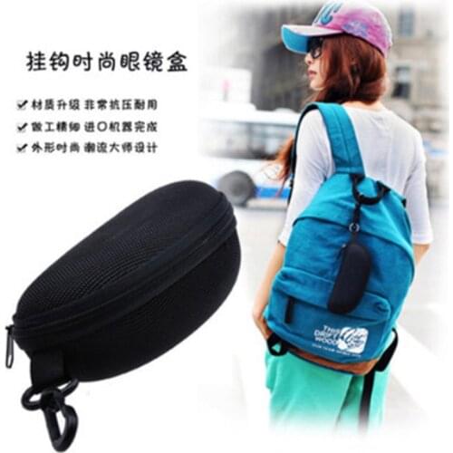 Zipper black glasses box