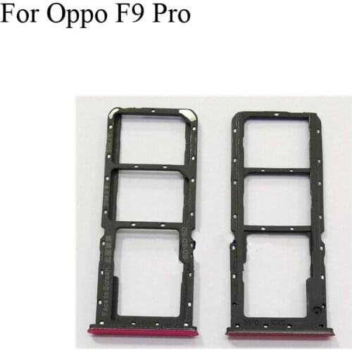 For Oppo F9 Pro New Original Sim Card Holder Tray Card Slot For OPPO F9Pro Sim Card Holder Replacement OPPOF9 pro