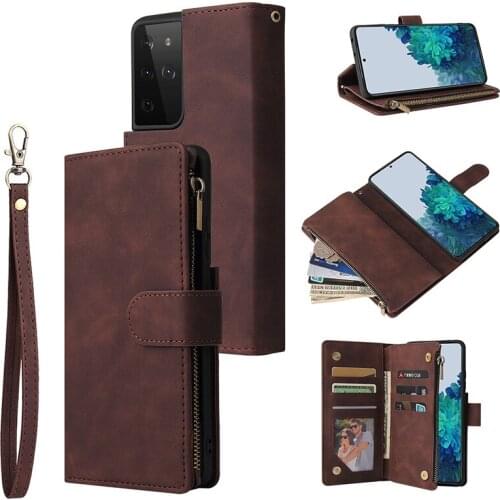 A70 A10S A20E A20 A40 A30S Magnetic Leather Wallet Case For Samsung A51 A71 A21S A42 A12 A32 A52 A72 Card Slots Flip Cover