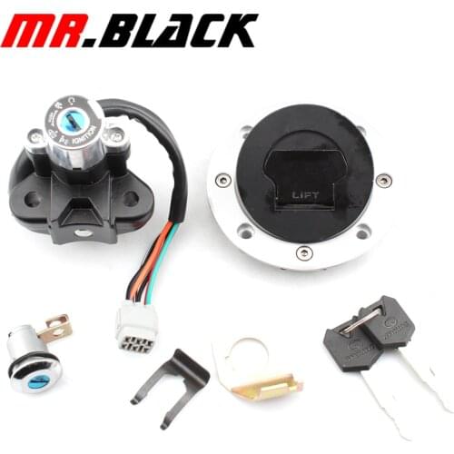 1 Set Motorcycle Fuel Gas Cap Seat Lock with Key for Suzuki VStrom 1000 DL1000 V-Strom 2002 03 04 05 06-2009 Fuel Tank Cap Cover