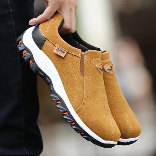 Slip On Men Hiking Shoes Autumn Winter Brand Outdoor Mens Sport Trekking Mountain Boots Climbing Athletic Shoes Plus Size 48