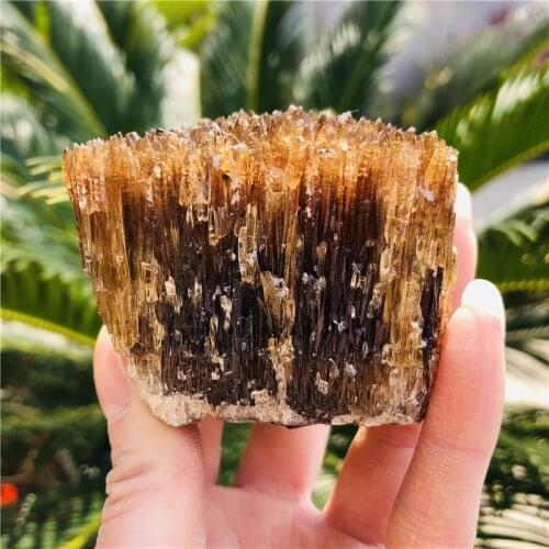 Natural yellow amber calcite raw stone crystal gem collection of rough rock mineral specimens healing home decor