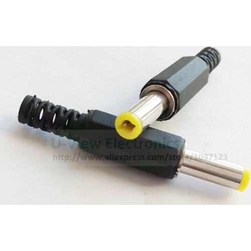 NCHTEK DC Male 5.5x2.5mm Yellow Tip plastic Cover Connector Adapter, DC Power Jack Plug/Free DHL Shipping/200PCS