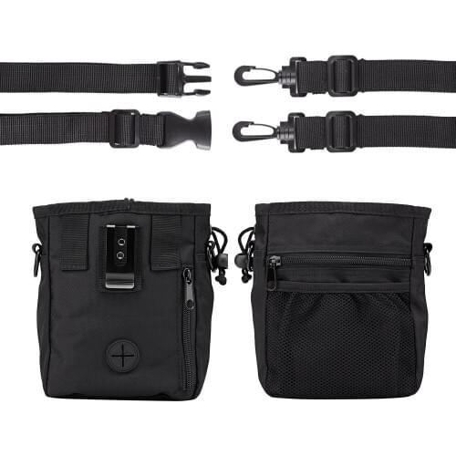 Pet Dog Training Treat Snack Bait Portable Pet Feed Pocket Pouch Waist Back Outdoor Pouch Food Bag Dogs Snack Bag Pack