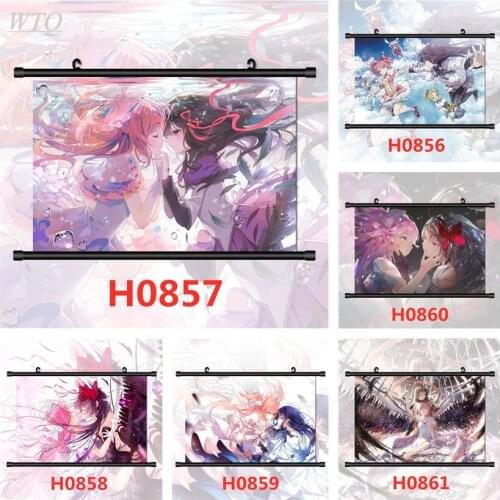 Puella Magi Madoka Magica Akemi Homura Ultimate Kaname Madoka Anime Posters Canvas Wall Decor Posters Wall Art Picture Home Deco