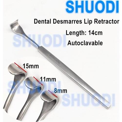 Dental Implant Desmarres Lip Retractor Cheek Retractor Mouth Opener Stainless Steel Autoclavablen Dental Orthodontic Instrument