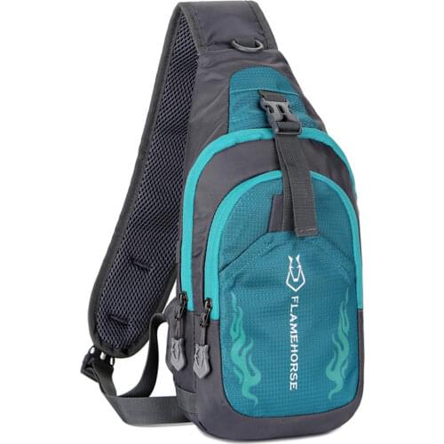 Men Sling Backpack Chest Crossbody Bag Shoulder Bag Travel Sports Gym Daypack Waterproof Lightweight Running Cycling Chest Bag