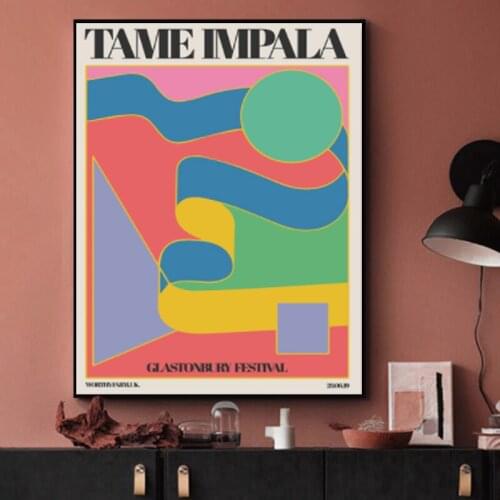 Vintage Color Poster Canvas Painting for Living Room Decoration Posters and Prints Wall Pictures Bedroom Home Decoration