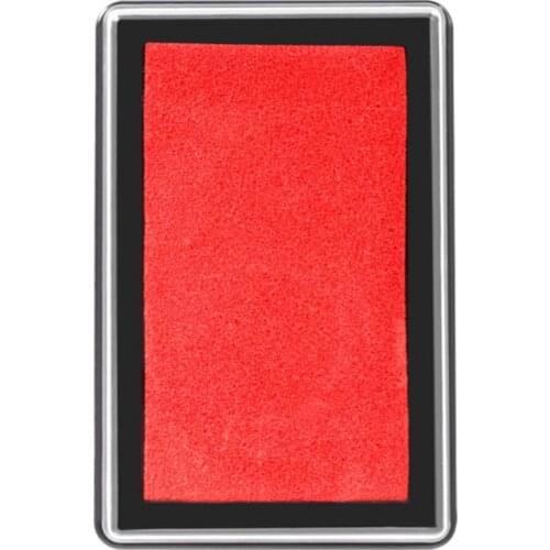 Funny Rectangular Solid Color Craft Finger Ink Pad for Finance Department