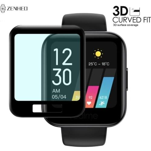 3D Curved Edge Protective Film for Realme Watch Soft Full Cover Screen Protector Film