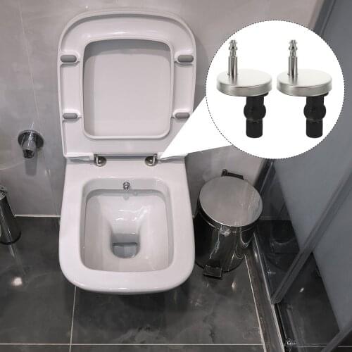 1 Set/2pcs Toilet Seat Fittings Toilet Seat Hinges Quick Release Fixings Hinges