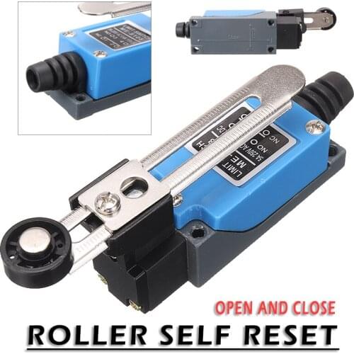 1 Piece IP65 ME-8108 Momentary AC Limit Switch Roller Lever CNC Mill Laser Plasma With Adjustable Lever Arm Roller