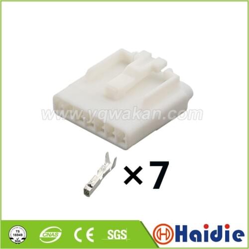 2sets 7pin Auto plastic houing plug wiring cable electric unsealed plug connector 7129-6071