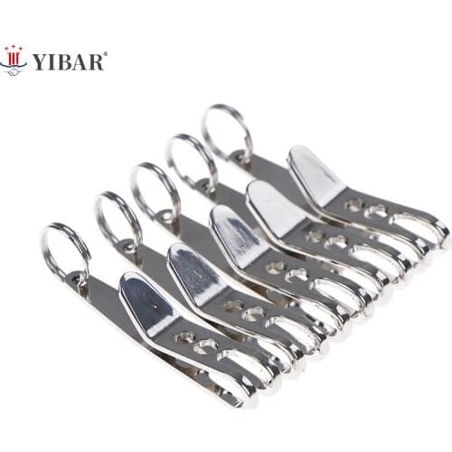 5Pcs Mini Edc Gear Pocket Schorsing Clip Hanger Tool Key Ring Sleutelhanger