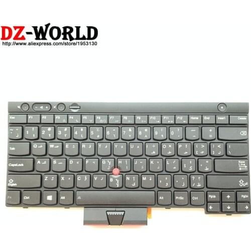 Arab Keyboard for Lenovo Thinkpad L430 L530 T430 T430i T430S T530 T530i W530 X230 X230i X230T Arabic Teclado 04Y0570 04X1320