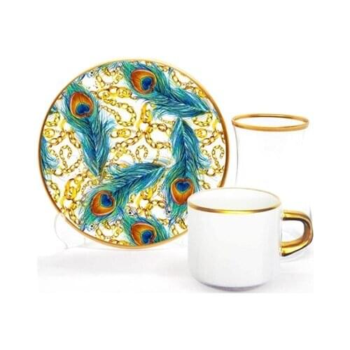 Drop Focus Tea Coffee Set 18 Pieces Chain