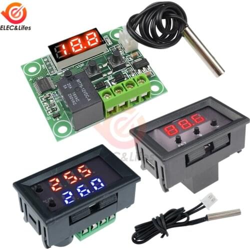 12V W1209 W1209WK Digital Thermostat Temperature Controller Regulator Thermoregulator Incubator Meter DC NTC Thermistor Sensor
