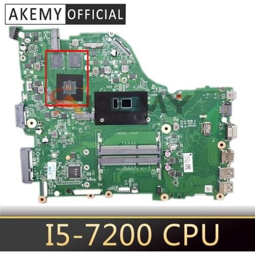 Dazaarmb6e0 rev: e zaar I5-7200 cpu ddr3 mx130 motherboard For ACER aspire E5-576 E5-576G 100% Test Ok Mainboard