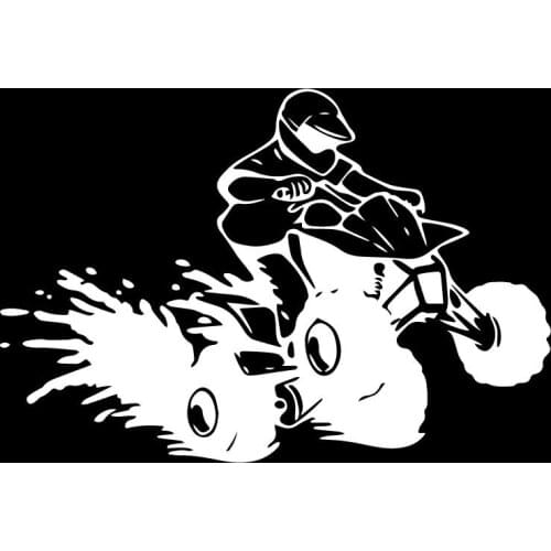 QUAD Decoration Vinyl Creative Car Stickers High-quality Anti-UV Waterproof Car Window Body Decorative Stickers Accessories