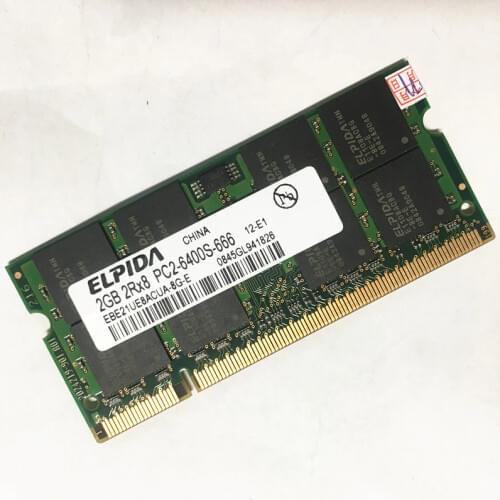 ELPIDA DDR2 RAMS 2GB 800MHz laptop memory ddr2 2GB 2RX8 PC2-6400S-666 RAM