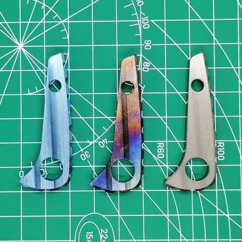 Custom Titanium Alloy Folding Knife Backspacer Scale for Spyderco Paramilitary PM2 C81
