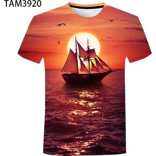 Sea of Thieves Summer New Hipster Short Sleeve Anime 3D Printed T shirt O-neck Streetwear Fashion Top