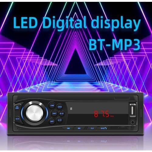 SWM-1028 Car Radio Stereo FM TF Card USB Aux Input Digital Media Receiver Mp3 Player 1 DIN 12V Car Multimedia Autoradio Player