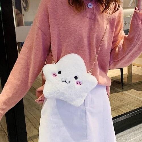 Kawaii Plush Backpacks Bag Children Baby Cute Backpack Purse Side Bags Girls Birthday Gift Bolsa Infantil Toddler Bag BK50MR