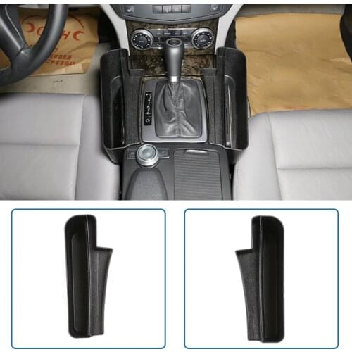For Mercedes Benz C Class W204 2008-2014 Car Plastic Central Console Storage Box Phone Holder Accessories