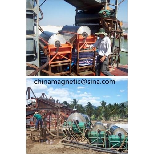 1500-2500Gauss/3000-4000Gauss/5000Gauss/6000Gauss series CTS downstream wet drum permanent iron sand magnetic separator