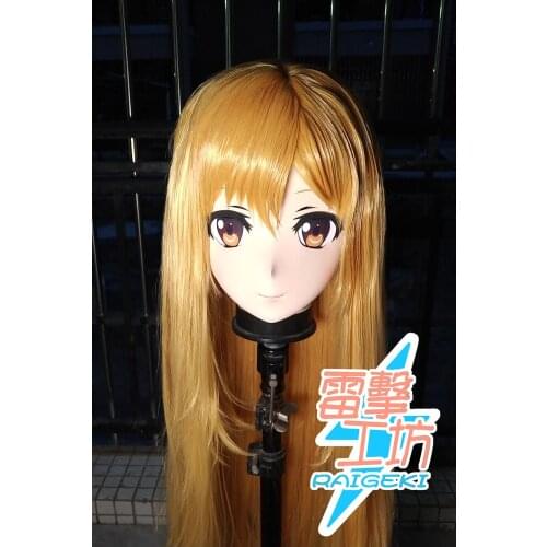 RAIGEKI MAKS 01) Resin 3/4 Head Female/Girl Kigurumi Anime Cosplay Masks Crossdress Japan Role Lolita Crossdresser DOLL BJD Cos
