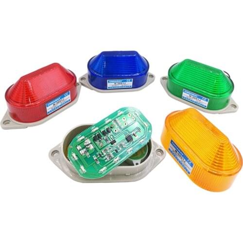 Buzzer Strobe Signal Warning light TB40 N-3051J 12V 24V 220V Indicator light LED Lamp small Flashing Light Security Alarm IP44