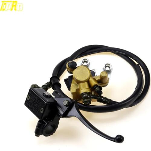 TDPRO Moto Motorcycle Hydraulic Front Disc Brake Caliper System + Pads FOR Universal 110cc 125cc 140cc CRF70 PIT PRO Dirt Bike