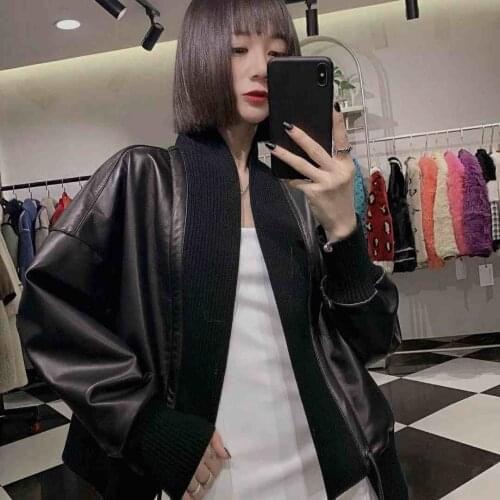 High Quality Genuine Sheepskin Coat Female Spring Autumn 2021 Womens Clothing Real Leather Jackets Women Chaqueta Mujer Zjt1753