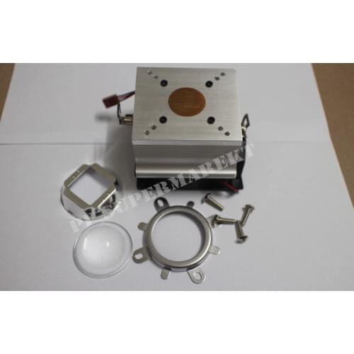 60-80degree 44mm Lens +Reflector Bracket+20-100W LED Aluminium Heat Sink Cooling Fan