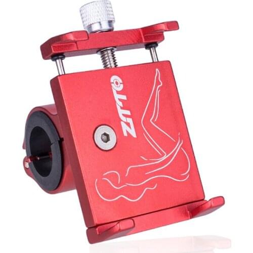 Aluminum Alloy Bicycle Mobile Phone Holder For 3.5-7 inches Phone Bike Handlebar GPS Mount Bracket Racks For Motorcycle Bike