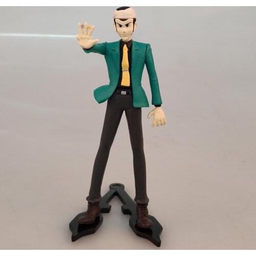 12cm Anime Lupin III Rupan Sansei Action Figure Jigen Daisuke Lupin The Third Figure Toys PVC Collection Model Doll Gifts