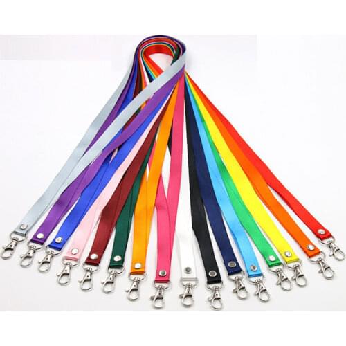 Safety Hanging Neck Strap Lanyard Safety Hanging Neck Strap Lanyard For Mobile Phone ID Name Badge Holder Keys Metal Ring