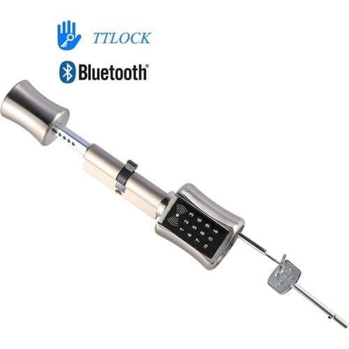 TTLock Lock Cylinder Phone Control Smart Lock WIFI Electronic Door Lock TTLOCK APP Keypad RFID Card Keyless Lock for EU Model