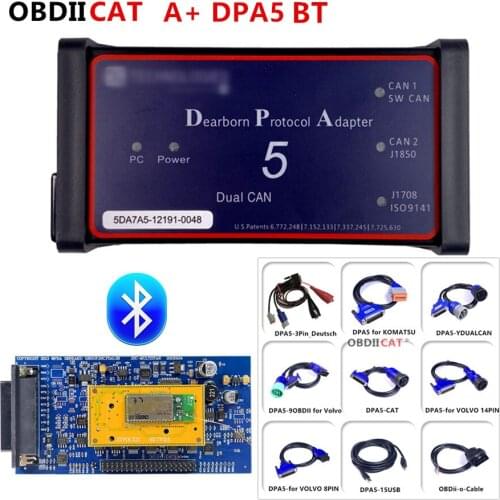 DPA5 Dearborn Portocol Adapter 5 Heavy Duty Truck Scanner Without Bluetooth dpa5 Truck diagnostic tool dpa 5 truck scanner