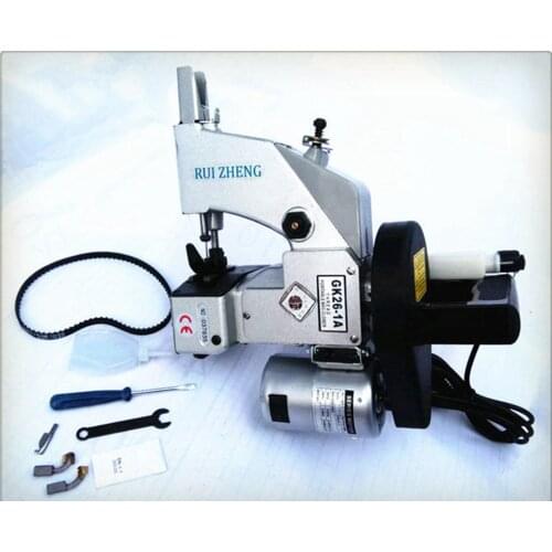 GK26-1A Portable Electric Sealing Machine Sack Geotextile Sealing Machine Canvas Packing Woven Bag Sealing Machine
