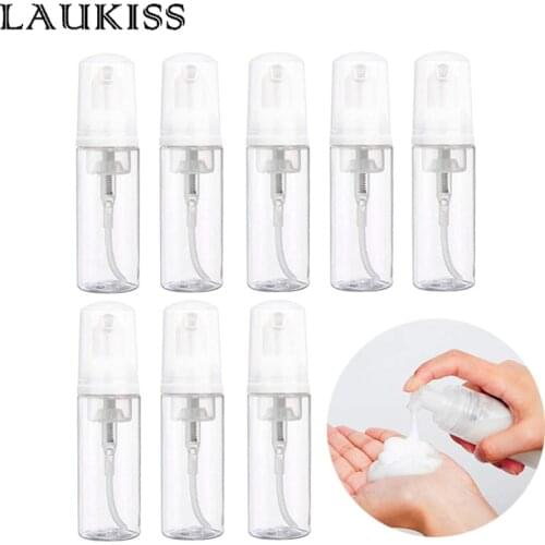 10pcs Plastic Foam Bottle Eyelash Cleaning Foam Pump Bottle Travel Foaming Dispensers for Soap Shampoo 30/40/50/60ml