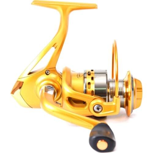 Metal Spinning Reel 5.5:1 High Gear Ratio 6 Bearings Sea Fishing Reel 12kg Max Drag Ultra Light Spinning Fishing Reels Saltwater