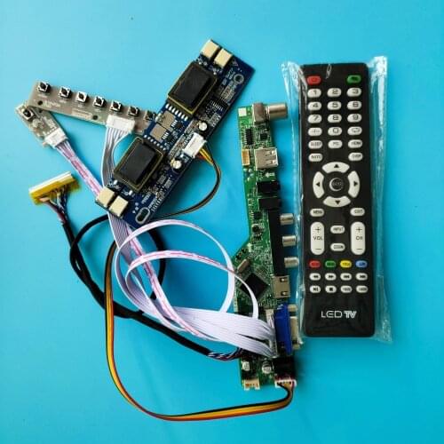 Kit for LM230WF1 TL Controller Board Monitor Panel LVDS Remote Audio 1920x1080 Display HDMI VGA AV TV 4 lamps USB 30pin Screen