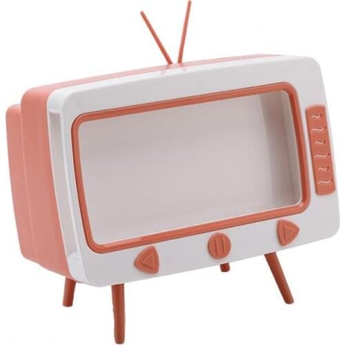 Creative TV Shape Tissue Box Storage Cute Household Multifunctional Paper Holder